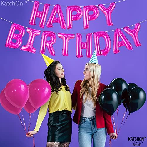 Hot Pink 1 Balloon for First Birthday - 40 Inch Pack of 2