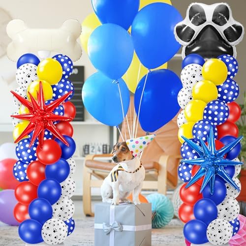 Kasyat 2 Sets Dog Paw Balloon Arch Kit