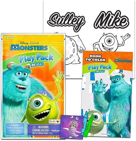 Disney Monsters Inc Birthday Party Favors Set Bundle