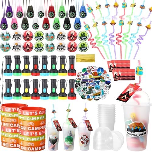 Yaomiao 163 Piece Camping Party Favor Kit
