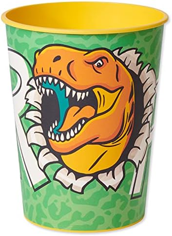 American Greetings Dinosaur Party Cups 8-Count 16 Oz Reusable
