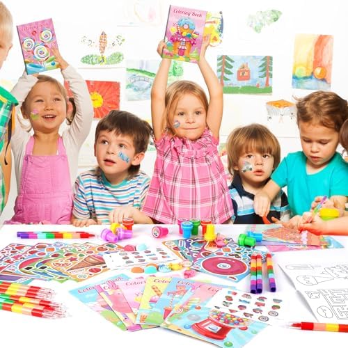 BenLouis 84Pcs Candyland Party Favors Set for Kids