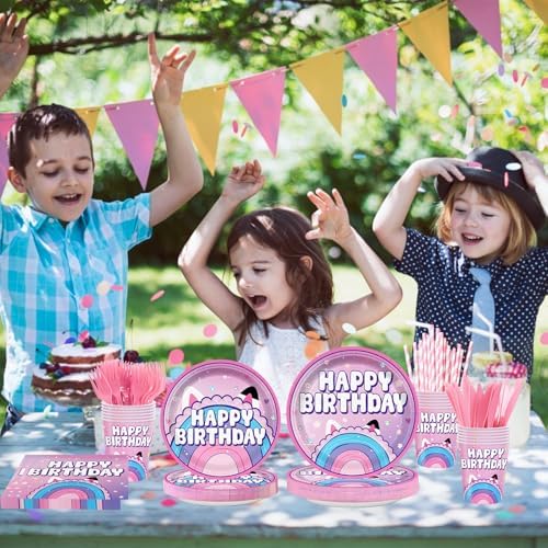 168pcs Dollhouse Birthday Party Decor Set for Kids