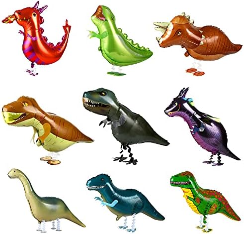 Kesoto Dinosaur Balloons 9 Pack Party Favor