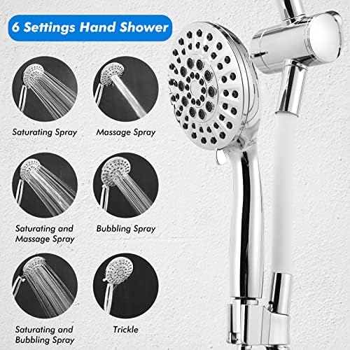 Giantex Handheld and Rainfall Shower Head Combo