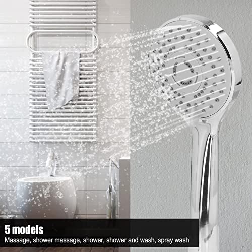 High Pressure Handheld Shower Head with 5 Modes