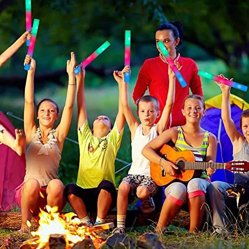 174 Pack LED Foam Glow Sticks with 3 Modes