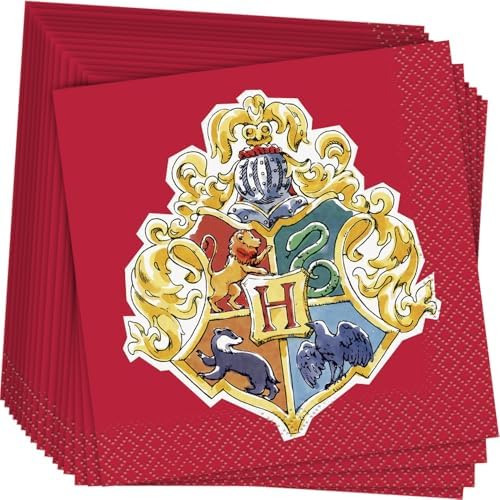 Magical Harry Potter Beverage Napkins Pack of 16 5x5 Enchanting