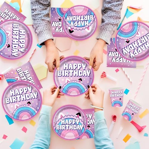 168pcs Dollhouse Birthday Party Decor Set for Kids