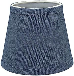 Aspen Creative 32863-2A Washing Blue Lamp Shade