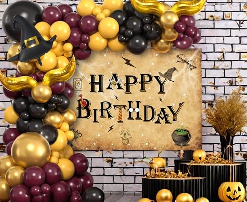Magical Wizard Balloons Arch Kit 140pcs Birthday Party Decor
