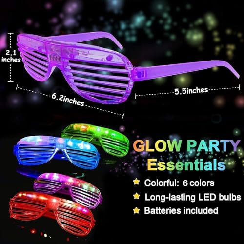 iGeeKid 112PCS Glow in the Dark Party Favors Set