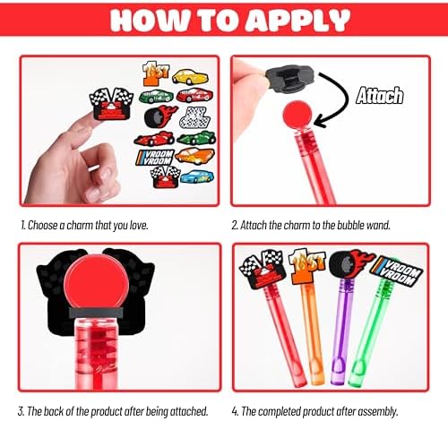 Race Car Party Favors for Kids 24PCS Bubble Wands