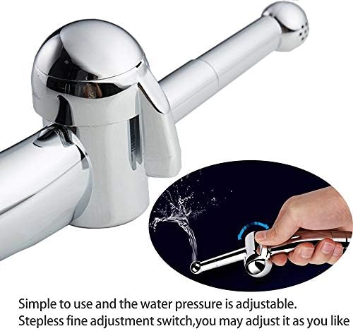 JIELUO Handheld Showerhead with Water Tank Hook for Men and Women