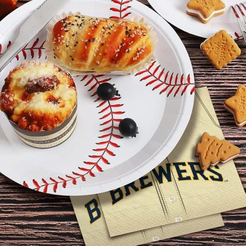 Amscan Milwaukee Brewers Party Napkins - 36 Pack