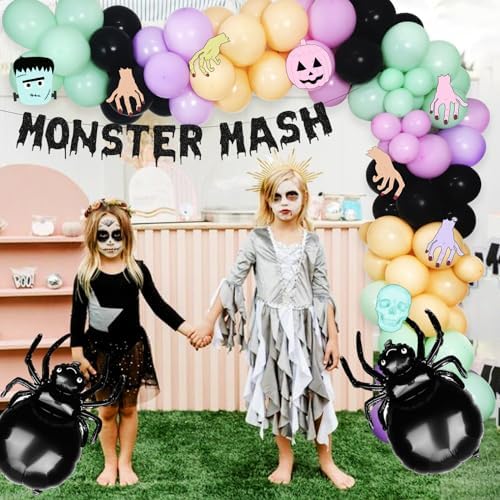 Halloween Monster Balloon Garland Kit