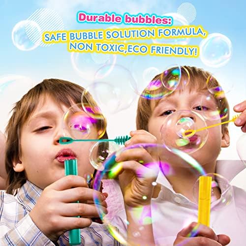 SpringFlower 200 Piece Mini Bubble Wands Party Favors
