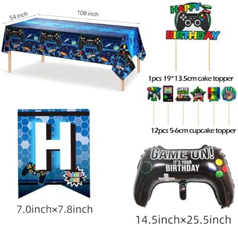 Video Game Birthday Party Decoration Kit