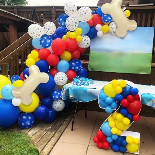 Dog Paw Balloons Set for Kids Party Theme