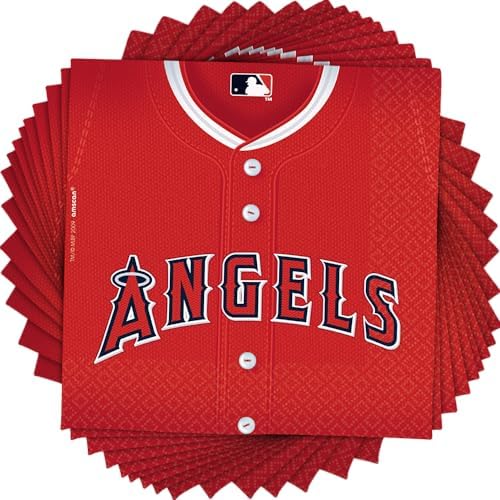 Angels Red Luncheon Paper Napkins - 65 Pack of 36