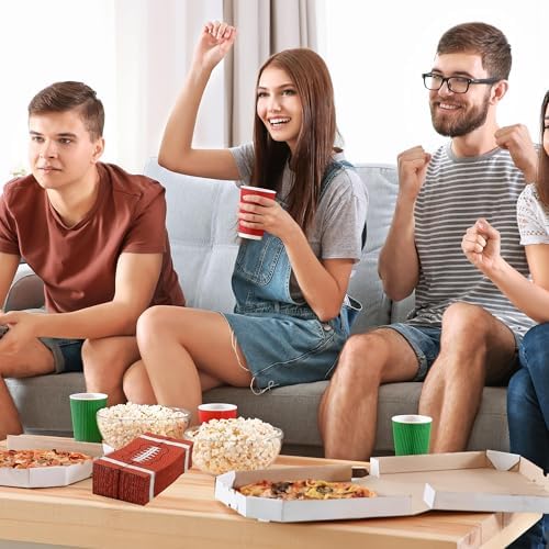 100 Piece Football Shape Disposable Napkins for Parties