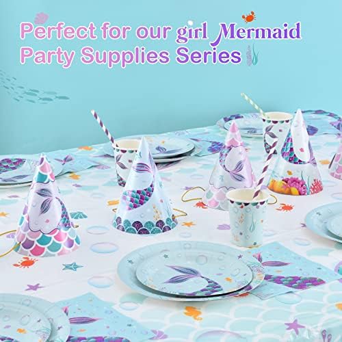 WERNNSAI 12 Pcs Birthday Party Hats Cone Headbands
