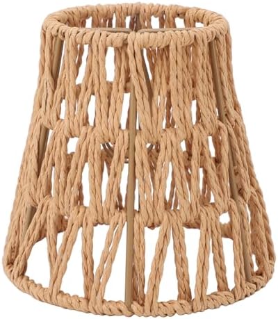 3PCS Rattan Lamp Shades Bohemian Decor for E14 Bulbs