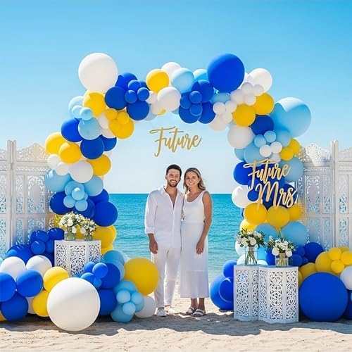 Lemon Foil Balloon Garland Arch Kit 136 Pcs