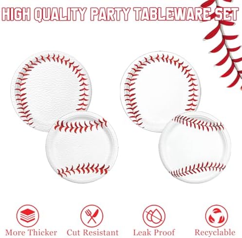 140 PCS Baseball Birthday Party Decorations Set