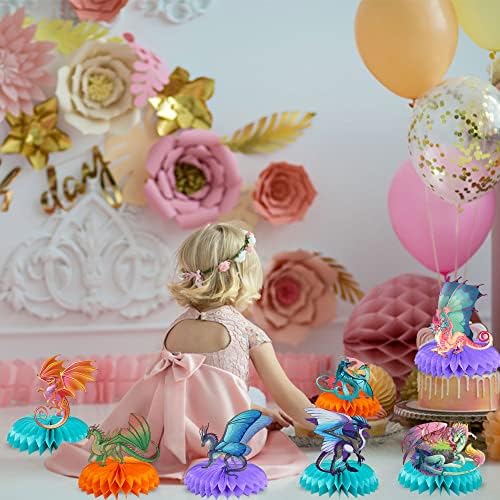 7 Pcs Wings of Fire Birthday Decorations with LED Light