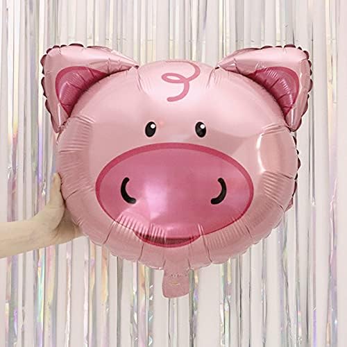 Farm Animal Balloons Pig Cow Horse Donkey 3PCS