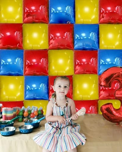 Cartoon Birthday Decorations 25PCS Foil Balloons Wall Banner Set