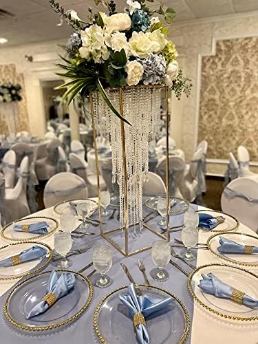 FlavorThings Iridescent Beaded Chandelier 3 Tiers
