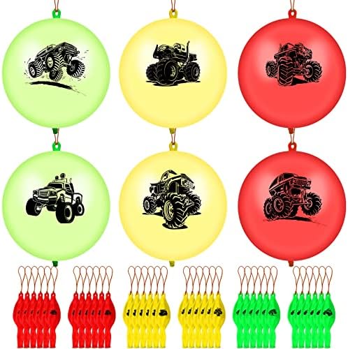 Jerify 36 Pcs Truck Punch Balloons Party Decorations