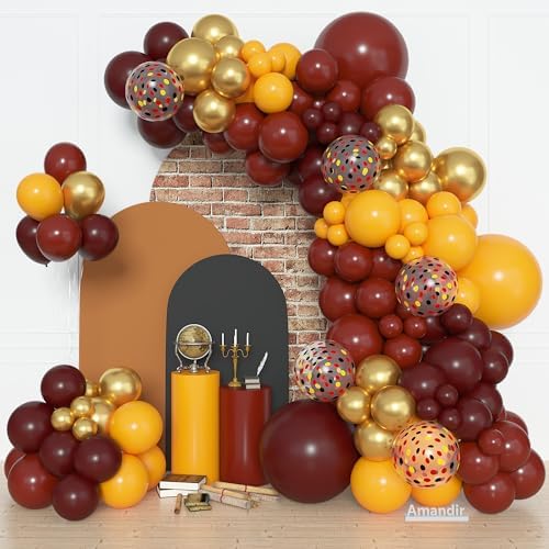 Amandir Magical School Balloons Arch Garland Kit 170Pcs