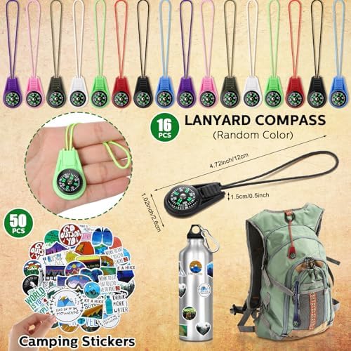 Yaomiao 163 Piece Camping Party Favor Kit