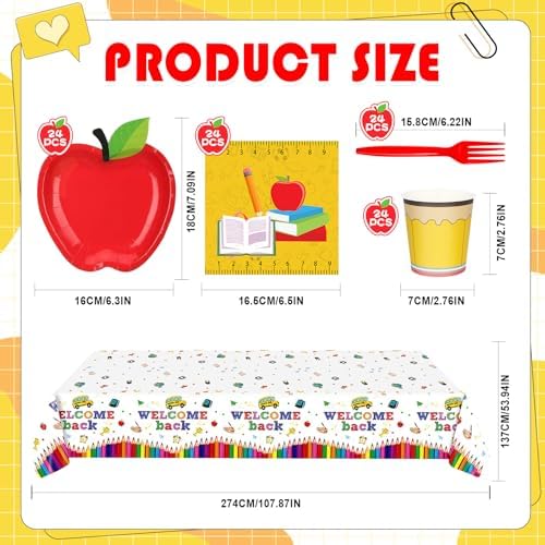 Back to School 97 Pcs Party Decoration Set