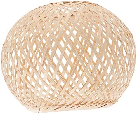 Rustic Wicker Chandelier Lampshade Decor White Basket E27