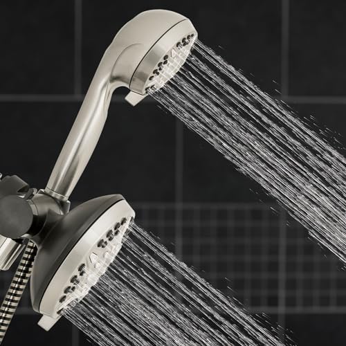 Waterpik 12-Mode 2-in-1 Dual Shower Head System with PowerPulse Massage