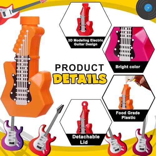 Tanlade 12 Pcs Electric Guitar Cups with Straws