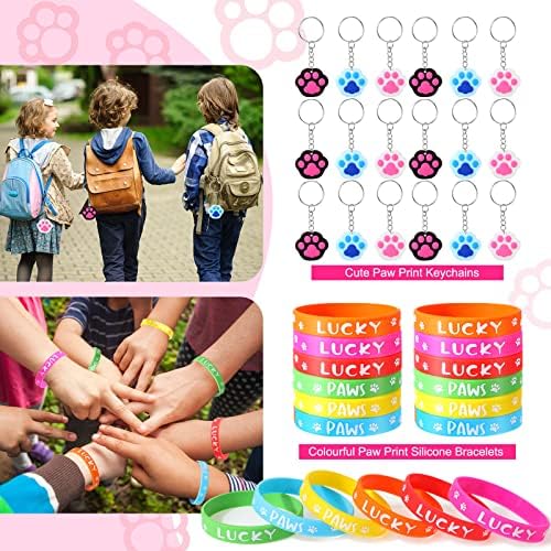 Gejoy 178 Pcs Dog Paw Party Favors Set