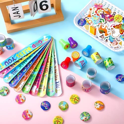 Frienda 120 Pcs Christian Party Favors Multi-Item Set