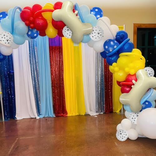 Dog Paw Balloons Set for Kids Party Theme