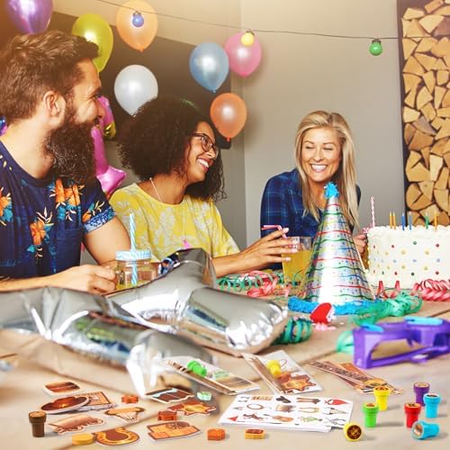 Cholemy Western Cowboy Party Favor Kit 168 Pcs