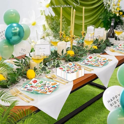 Happy Birthday Paper Napkins for Parties and Celebrations