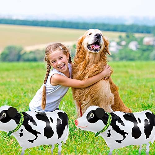 Sumind 6 Piece Walking Cow Balloons for Party Decorations