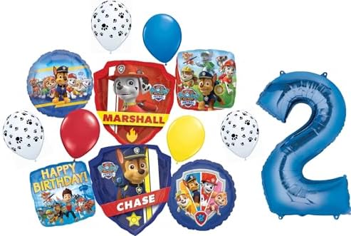 Anagram 2nd Birthday Police Fire Balloon Decorations