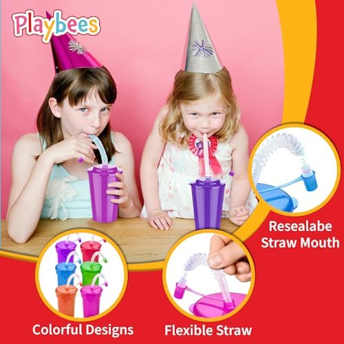 12 Pack Neon Sipper Cups 6 Oz Spill Proof
