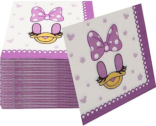 40PCS Pink Minnie Mouse Party Napkins