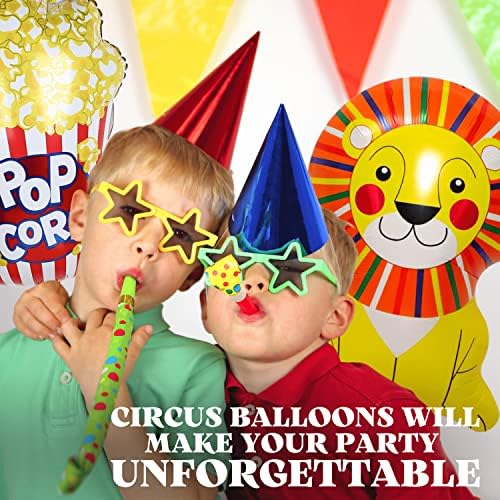 BOGAZNET 9PCS Carnival Foil Balloons Party Decorations